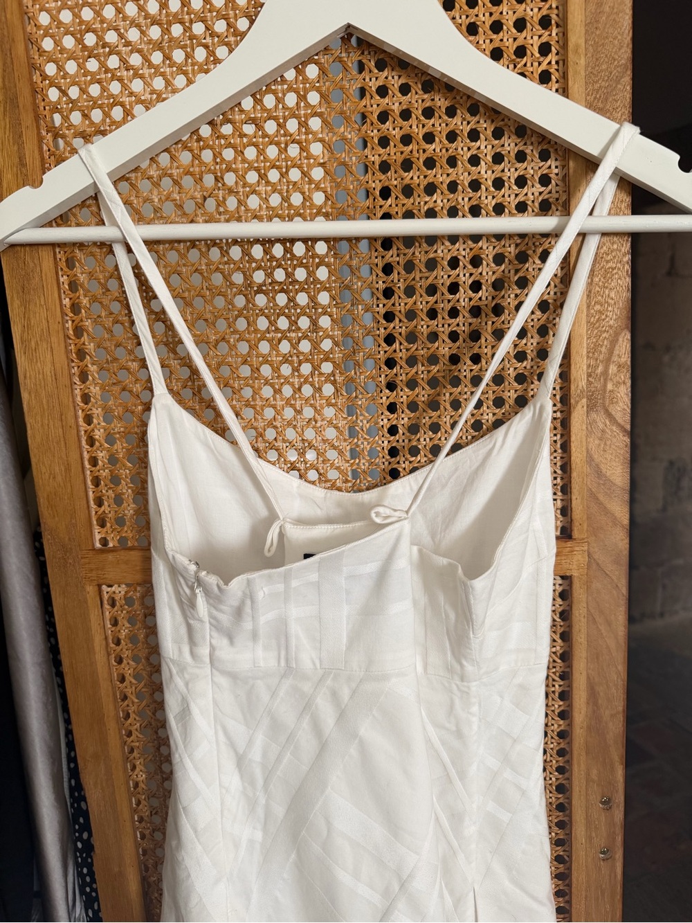 Theory White Cotton Maxi Dress - Picture 4 of 6
